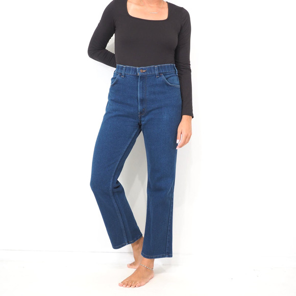 1988 Vintage Levis Blue Tab Jeans High Waisted Bootcut 36X30 Women's Size 14 - Picture 3 of 9